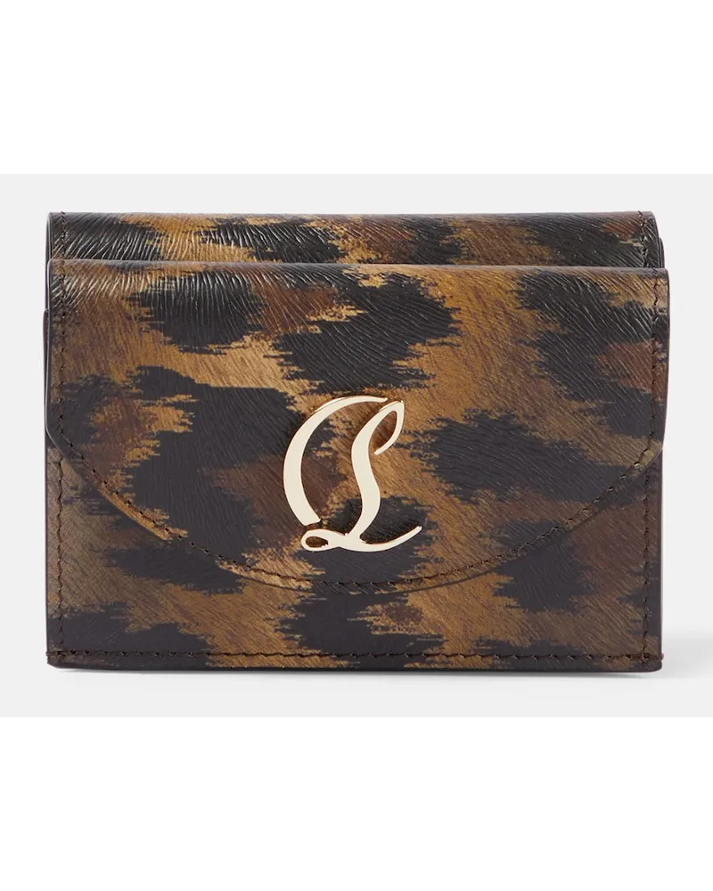 Christian Louboutin Portafoglio CL in pelle con stampa Multicolore
