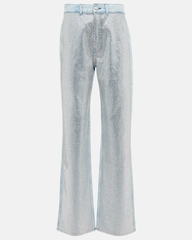 Frame Denim Jeans Le Jane a vita alta Blu