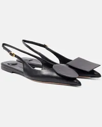 Jacquemus Ballerine slingback Duelo Plates Nero