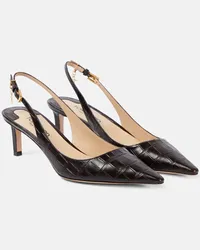 Tom Ford Pumps slingback in pelle Marrone