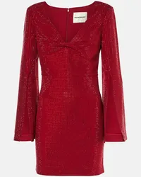 Roland Mouret Abito corto con paillettes Rosso