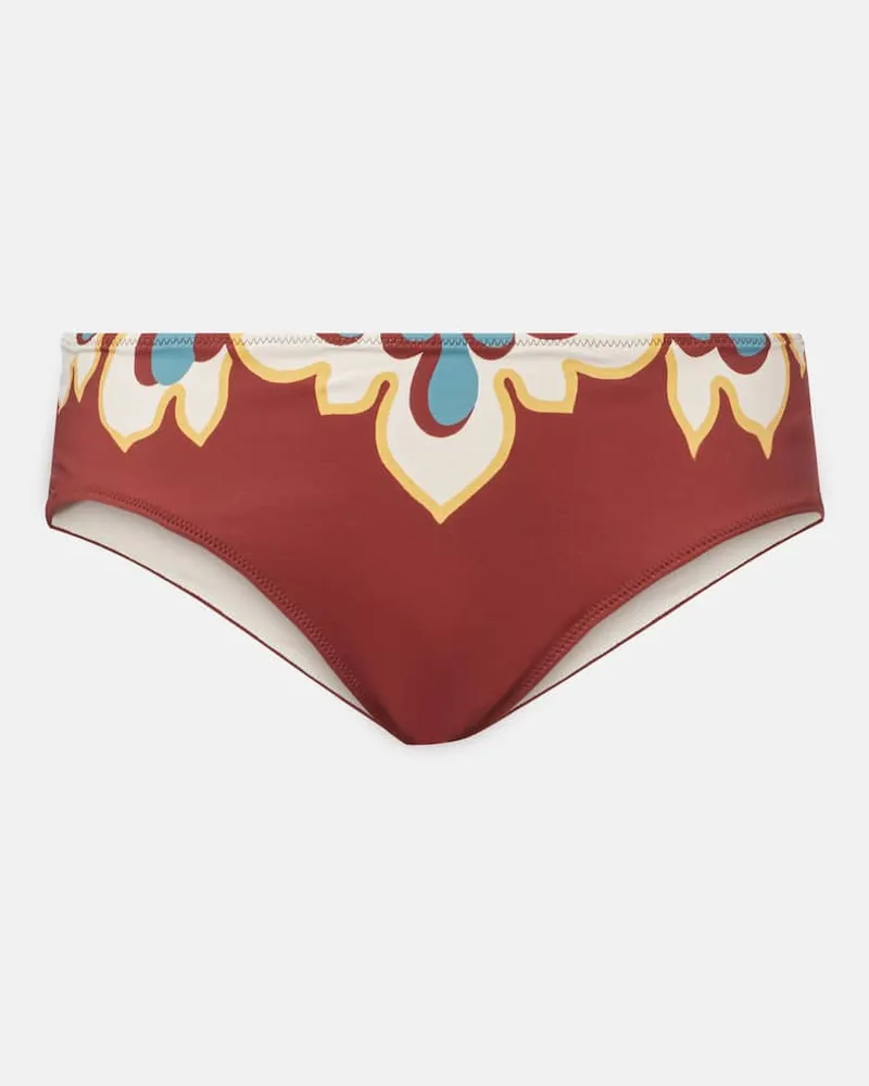 La DoubleJ Slip bikini con stampa Marrone