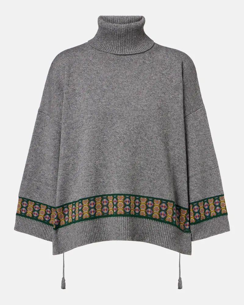 Etro Pullover in misto lana, cashmere e cotone Grigio