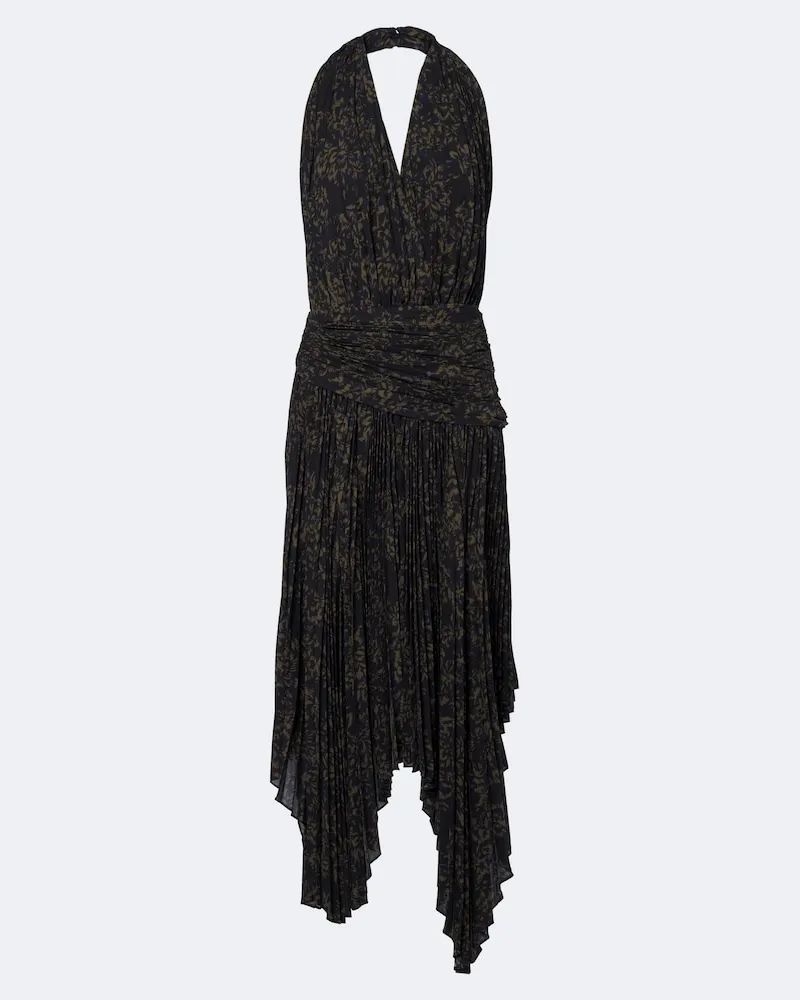 Proenza Schouler Abito midi Paulina in georgette Multicolore