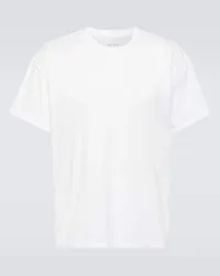 LES TIEN T-shirt in jersey di cotone Bianco