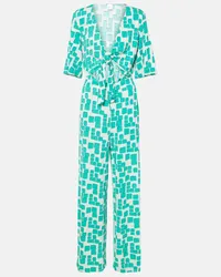 Max Mara Jumpsuit Papiri in jersey Verde