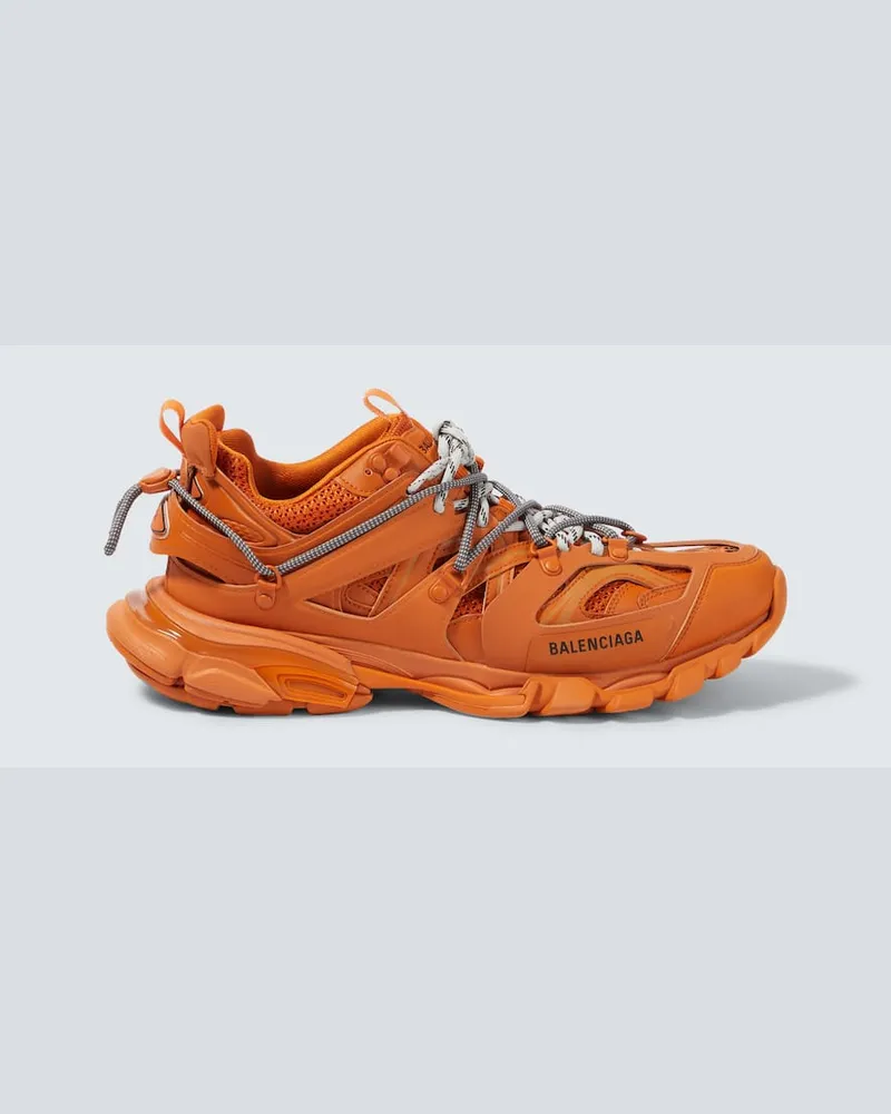 Balenciaga Sneakers Track Trail Laces Arancione