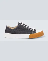 Loewe Sneakers Bloc in denim Blu