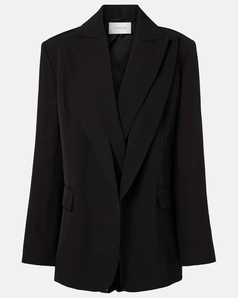 SPORTMAX Blazer Stenuta Nero