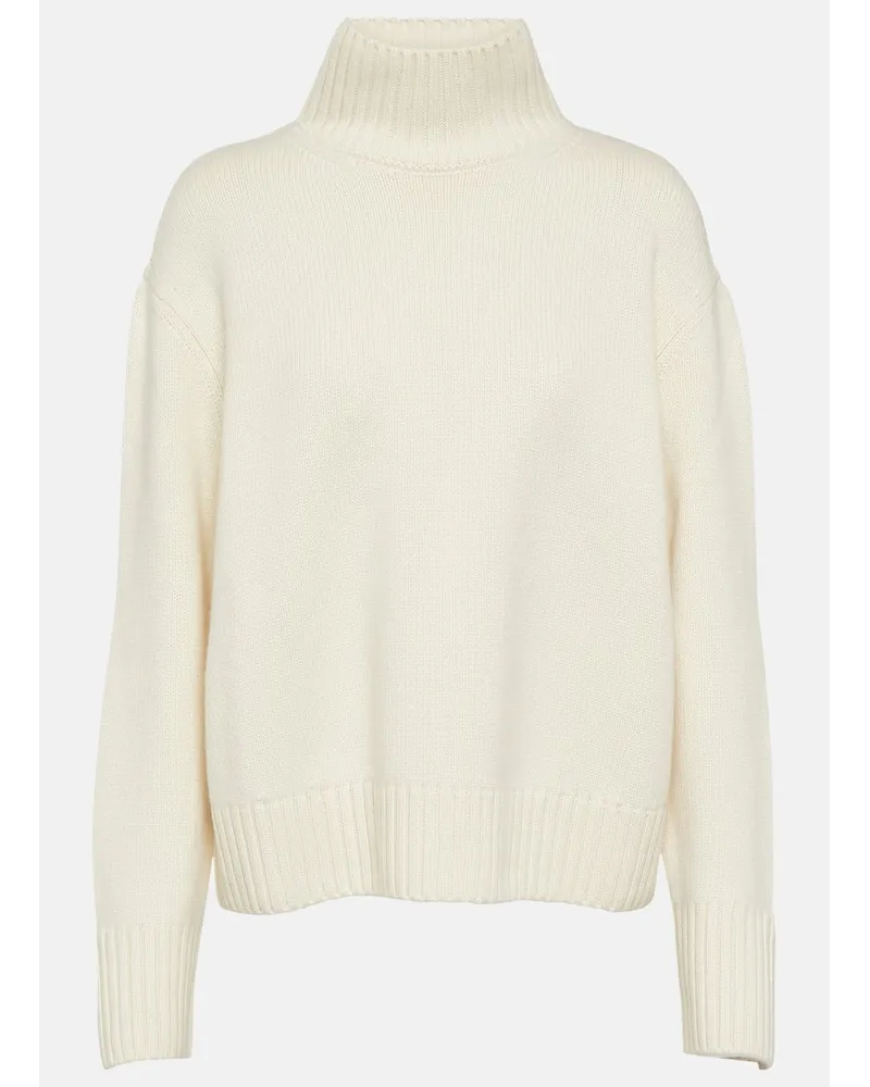 Loro Piana Dolcevita Parksville in cashmere Bianco