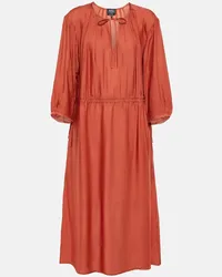 A.P.C. Abito midi Eve in jersey Arancione