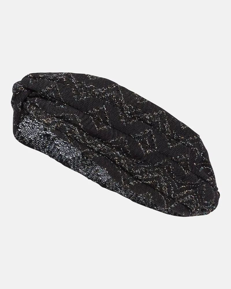 Missoni Cappello in lamÃ Nero