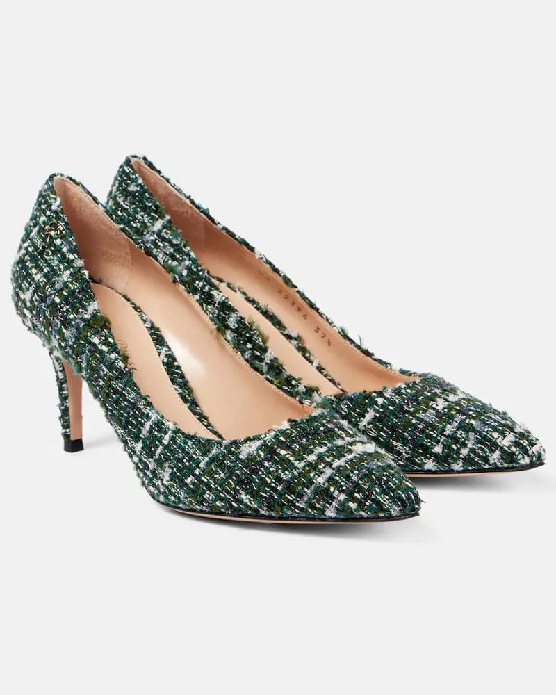 Gianvito Rossi Pumps 70 in bouclÃ Verde