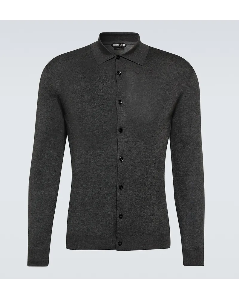 Tom Ford Camicia in seta Nero