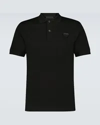 Prada Polo in cotone Nero