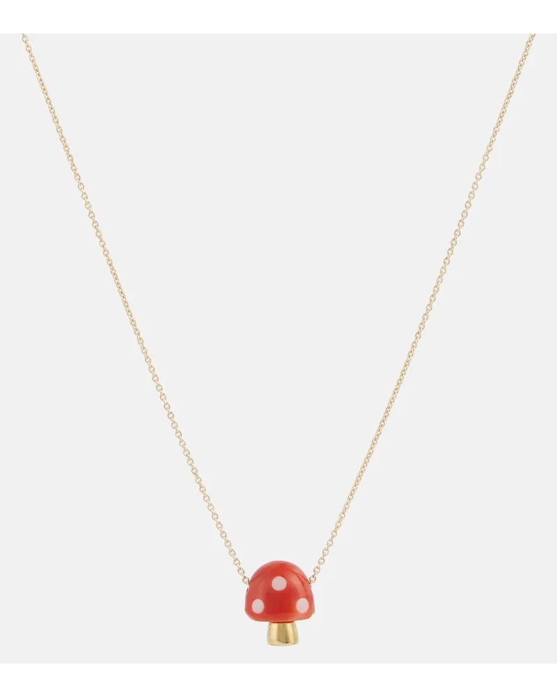 Aliita Collana L'Amanita in oro 9kt e corallo Oro