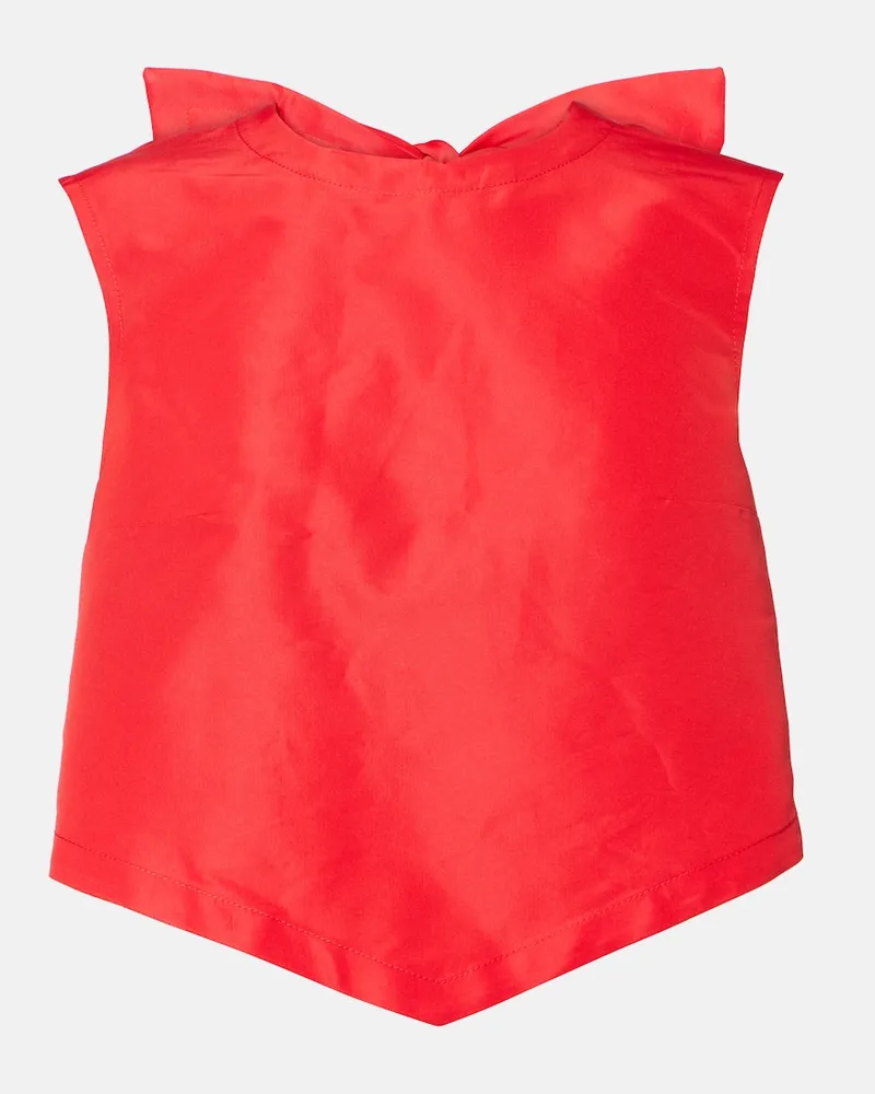 Patou Top cropped Rosso
