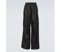 Balenciaga Pantaloni in pelle Nero