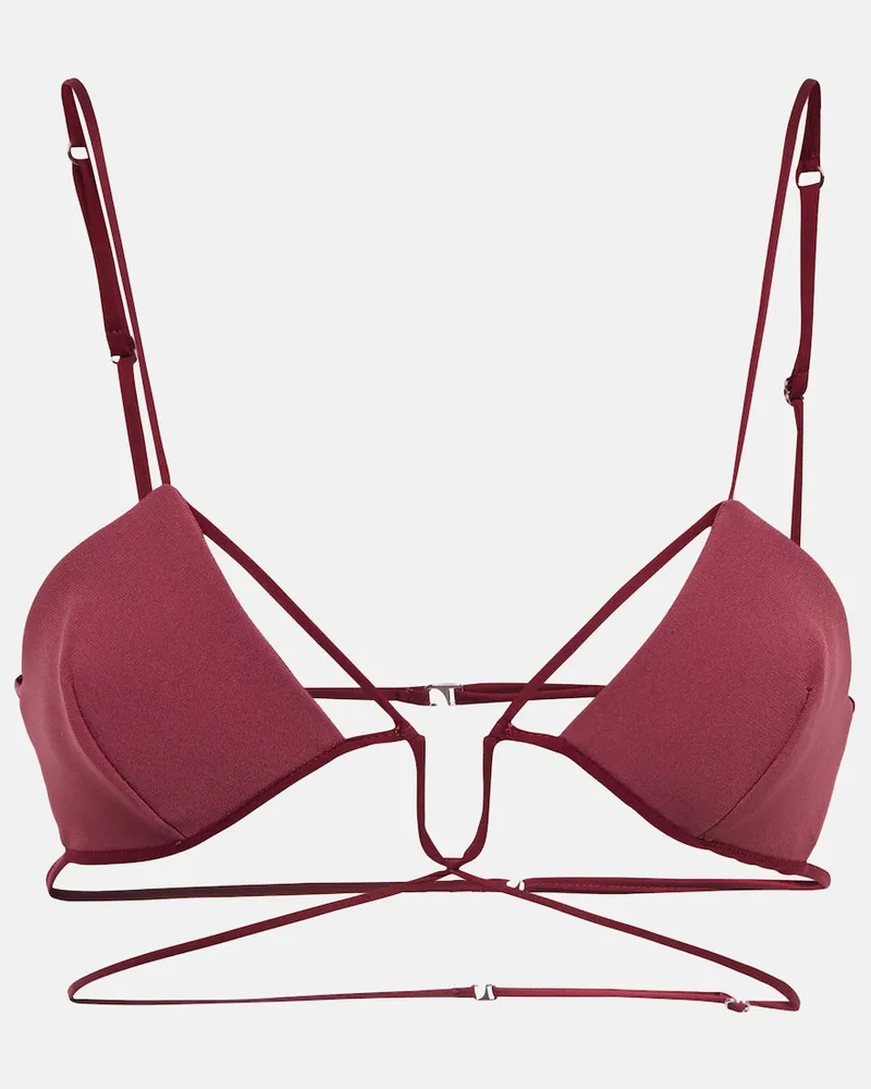 Nensi Dojaka Reggiseno in gabardine Viola