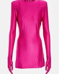 VETEMENTS Miniabito Diva in jersey Rosa