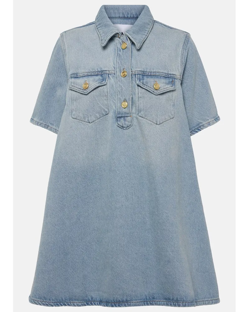 Ganni Abito corto di jeans Blu