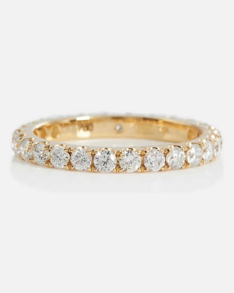 SHAY Anello Back to Basics in oro 18kt con diamanti Oro
