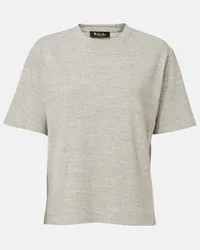 Loro Piana T-shirt Pellino in jersey di cotone Grigio