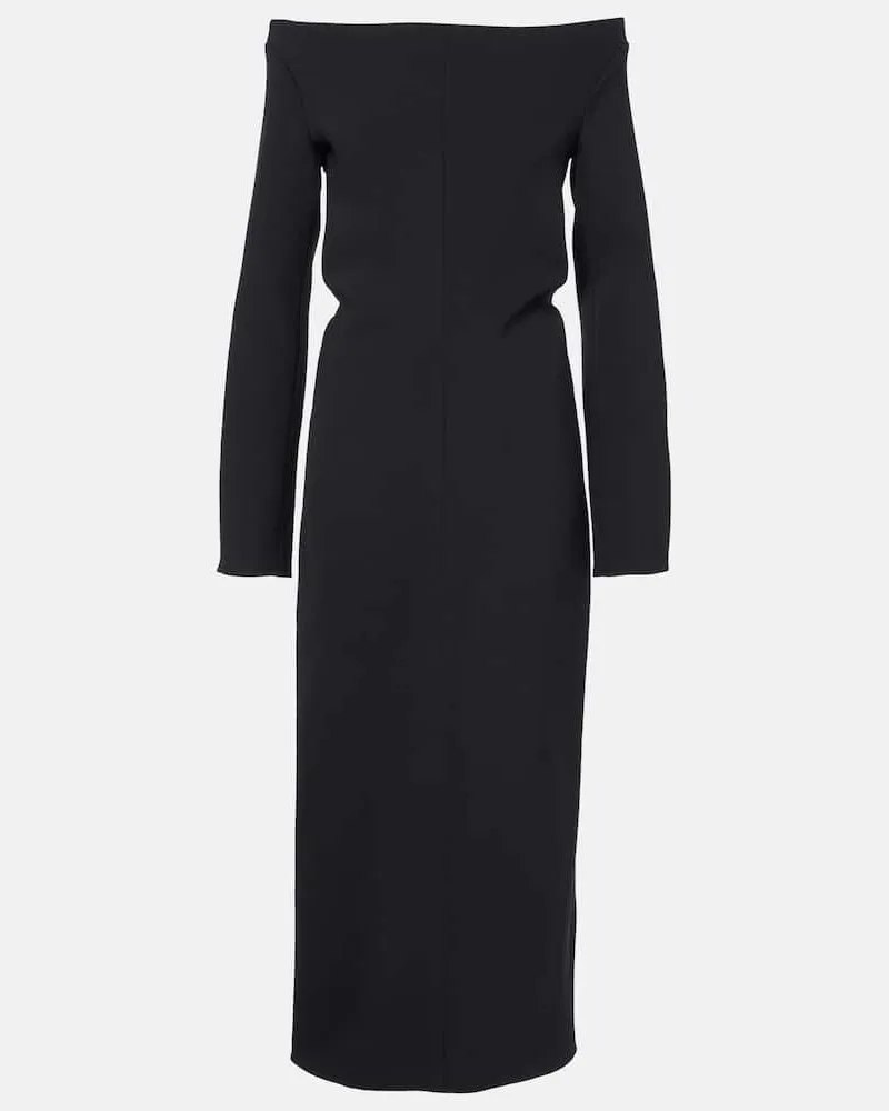 Proenza Schouler Abito midi off-shoulder Yara Nero