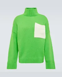 J.W.Anderson Dolcevita Patch Pocket in misto alpaca Verde