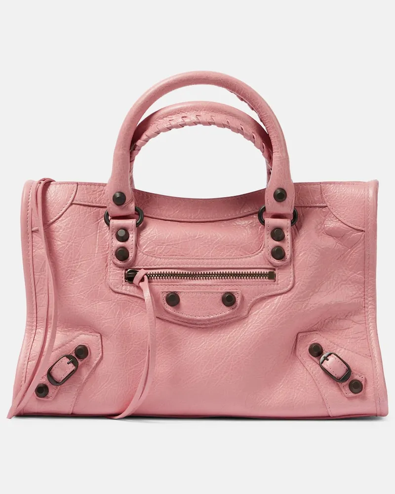 Balenciaga Borsa Le City Small in pelle Rosa