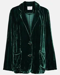 Velvet Blazer in velluto Verde