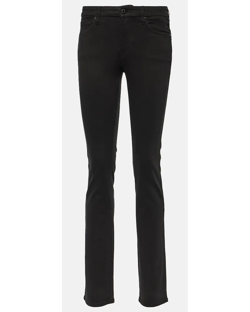 7 for all mankind Jeans regular a vita alta Nero