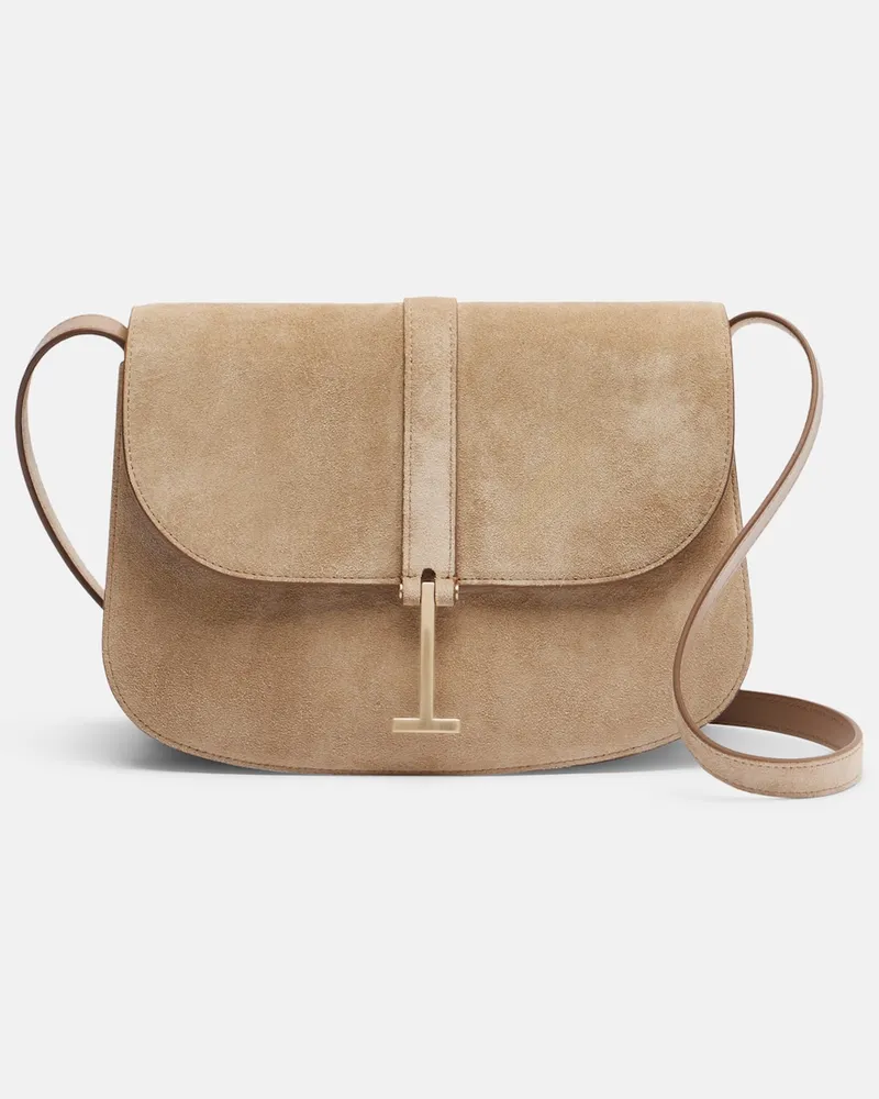 Tom Ford Borsa a tracolla Kara Small in suede Beige