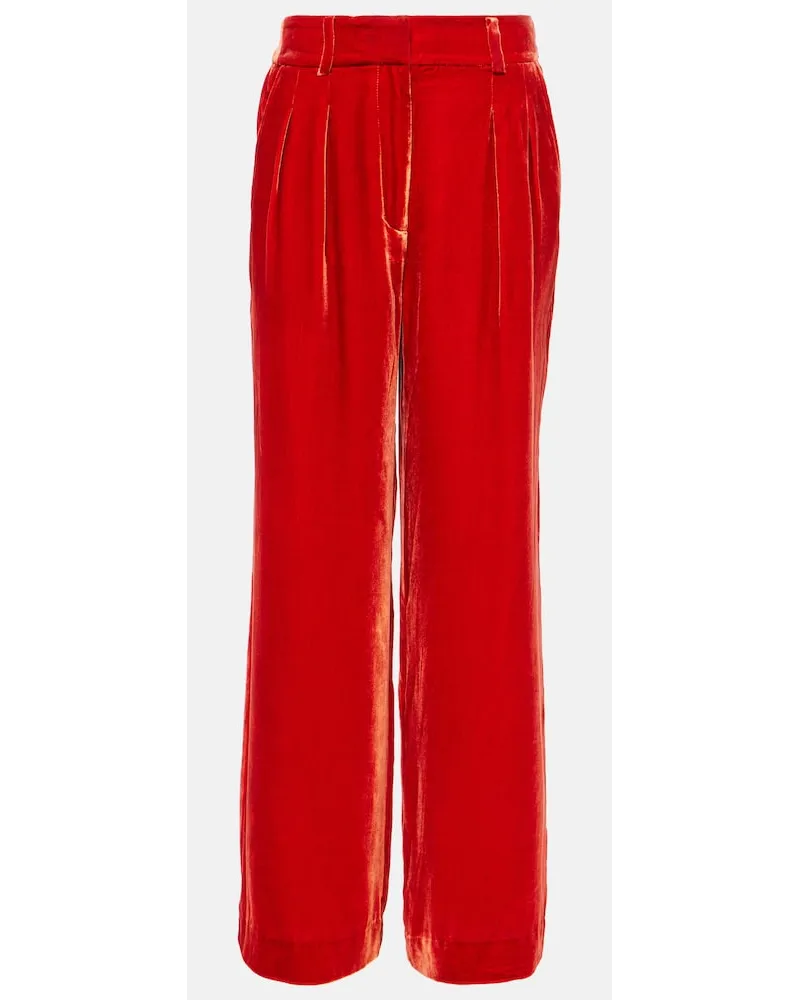 Ulla Johnson Pantaloni a gamba larga Veronica Rosso