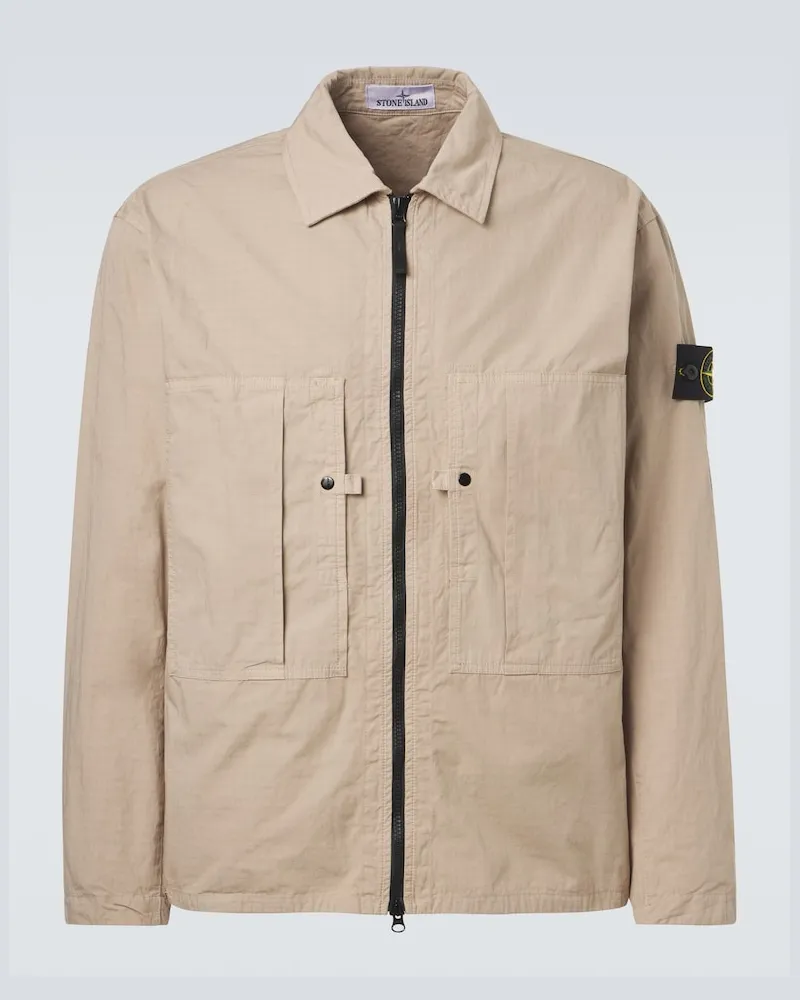 Stone Island Giacca in cotone Beige