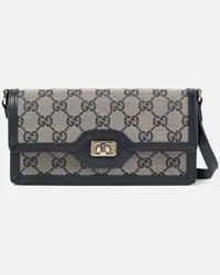 Gucci Borsa a spalla Gucci Luce Mini GG Blu