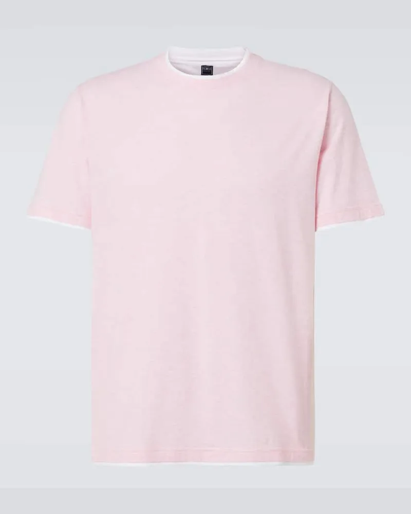 Fedeli T-shirt in cotone Rosa