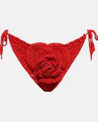 Magda Butrym Slip bikini a maglia Rosso