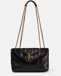 Saint Laurent Borsa a spalla Puffer Toy in pelle Nero