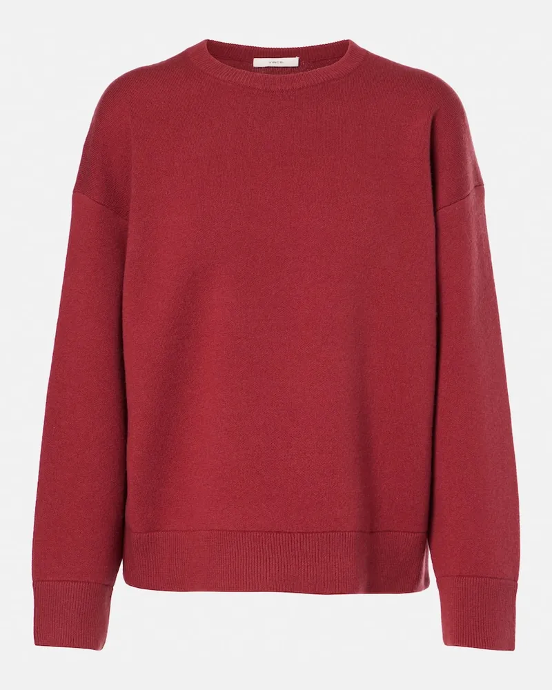 Vince Pullover in misto lana, cotone e cashmere Rosso
