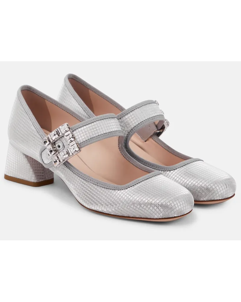 Roger Vivier Pumps TrÃ©s Vivier con cristalli Metallizzato