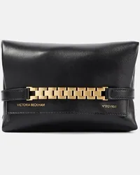 Victoria Beckham Pochette Chain Mini in pelle con tracolla Nero