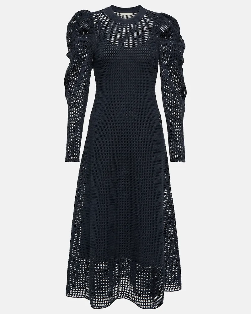 Ulla Johnson Abito midi Marlena in maglia Blu