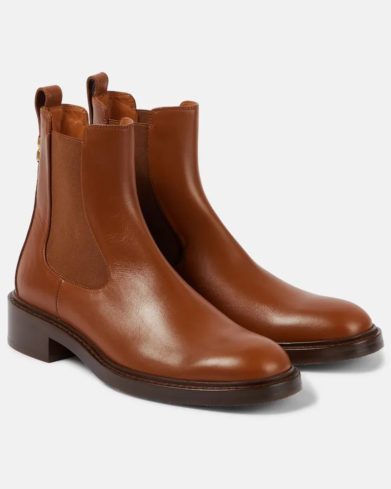 Chloé ChloÃ© Stivaletti Chelsea Marcie in pelle Marrone