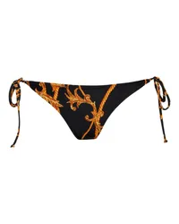 Ganni Slip bikini con stampa Nero