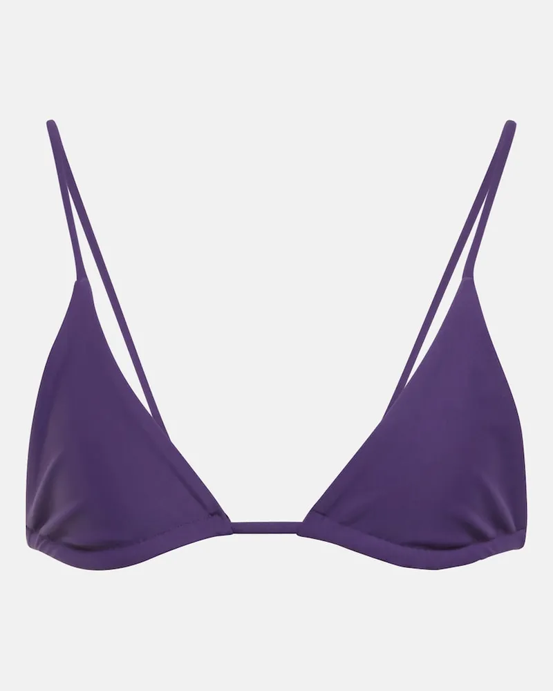 JADE SWIM Top bikini a triangolo Via Viola