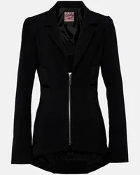 Jean Paul Gaultier Blazer con zip Nero