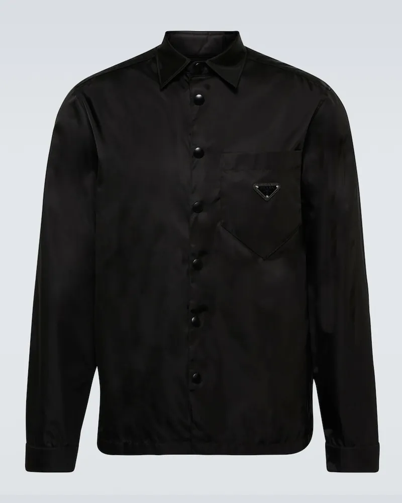 Prada Giacca in Re-Nylon Nero