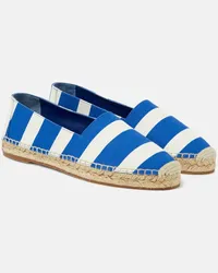 Manolo Blahnik Espadrillas Sparta in canvas Blu