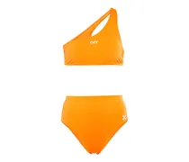 Bikini monospalla con logo